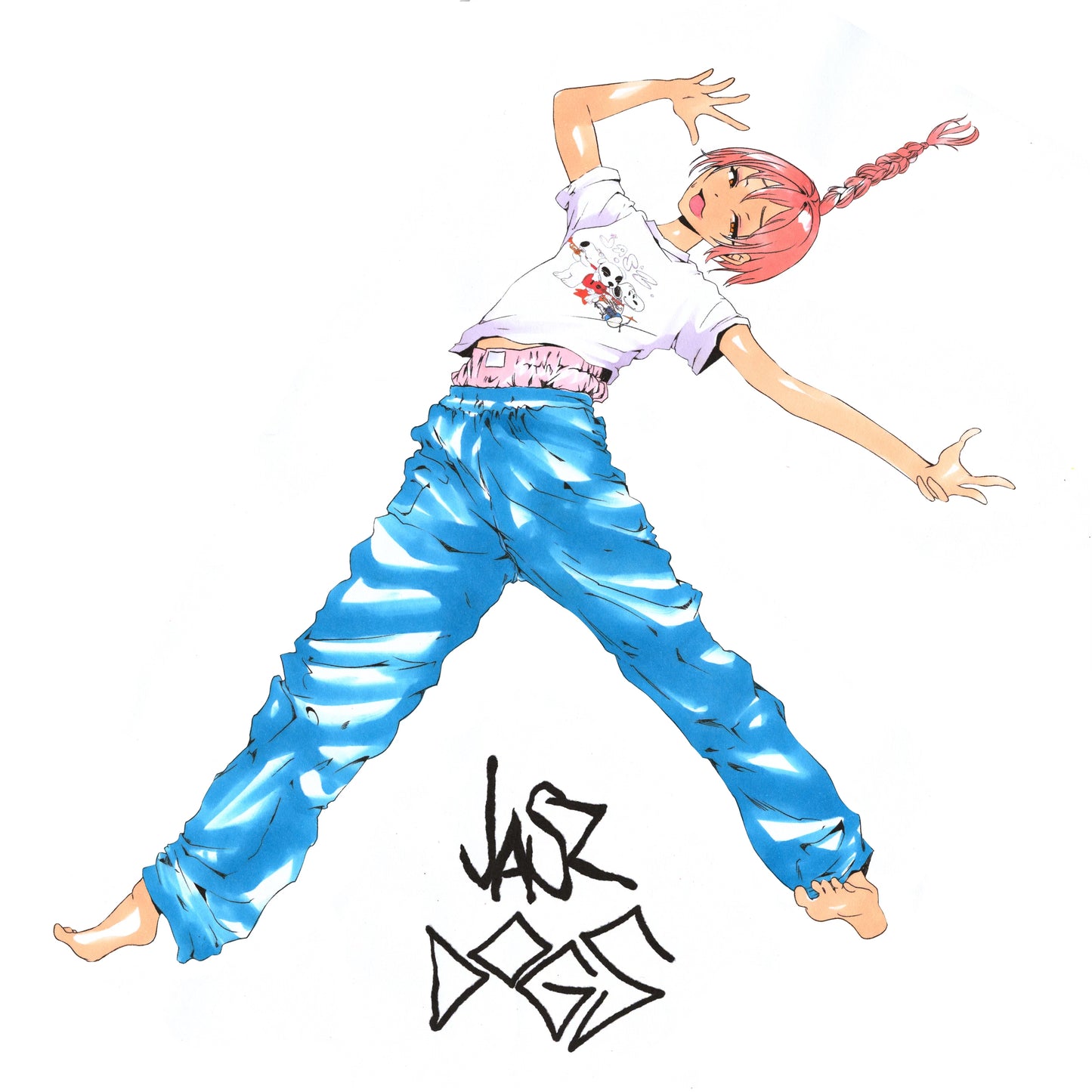 JASZ DOGS TEE (white)