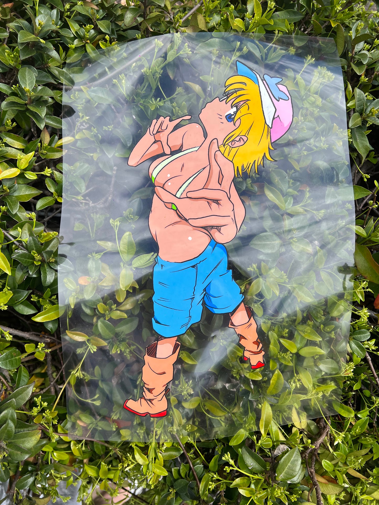 Jenny Jorts Hand Painted Cel