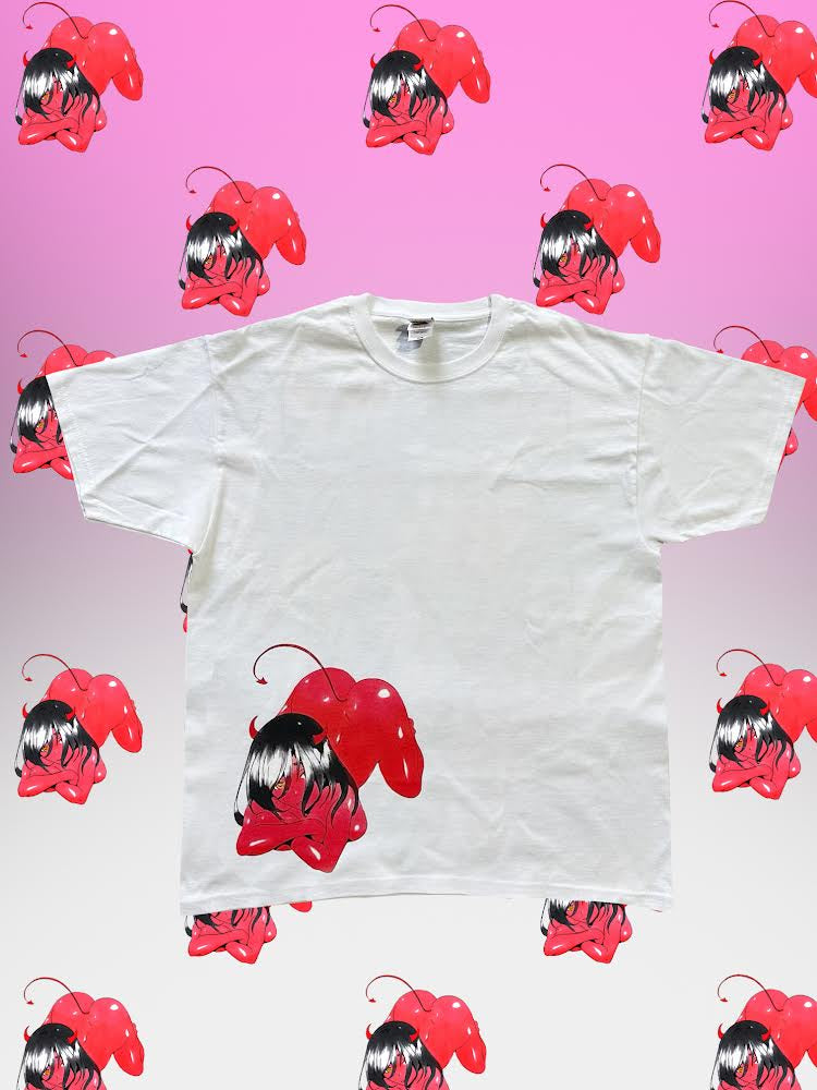 DEMO GIRL TEE (white)