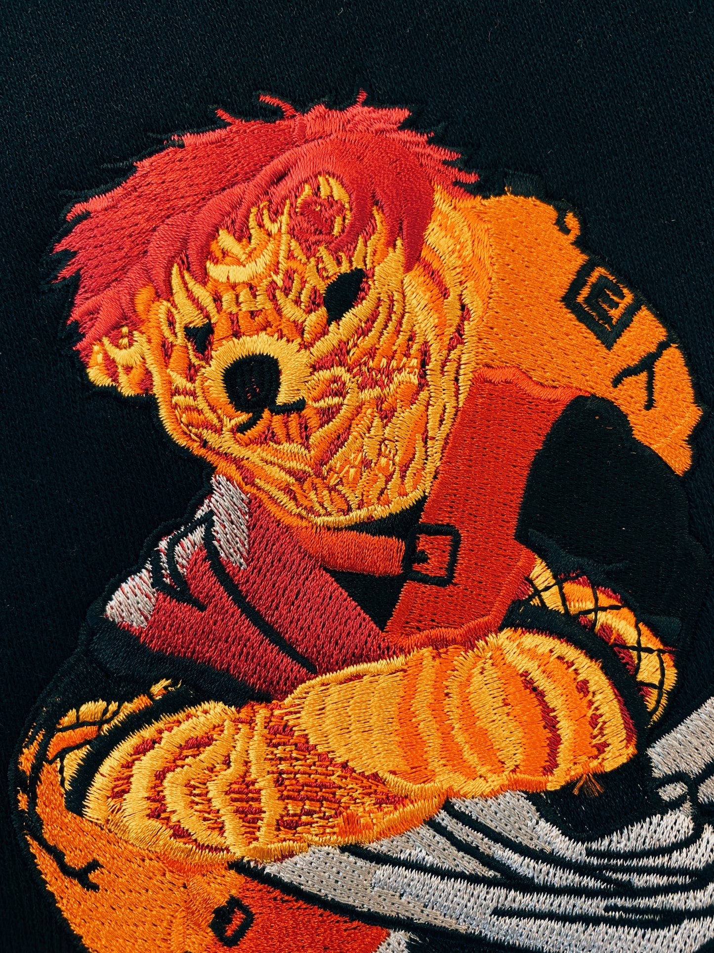 EMBROIDERED ANGRY SAND BEAR HOODIE