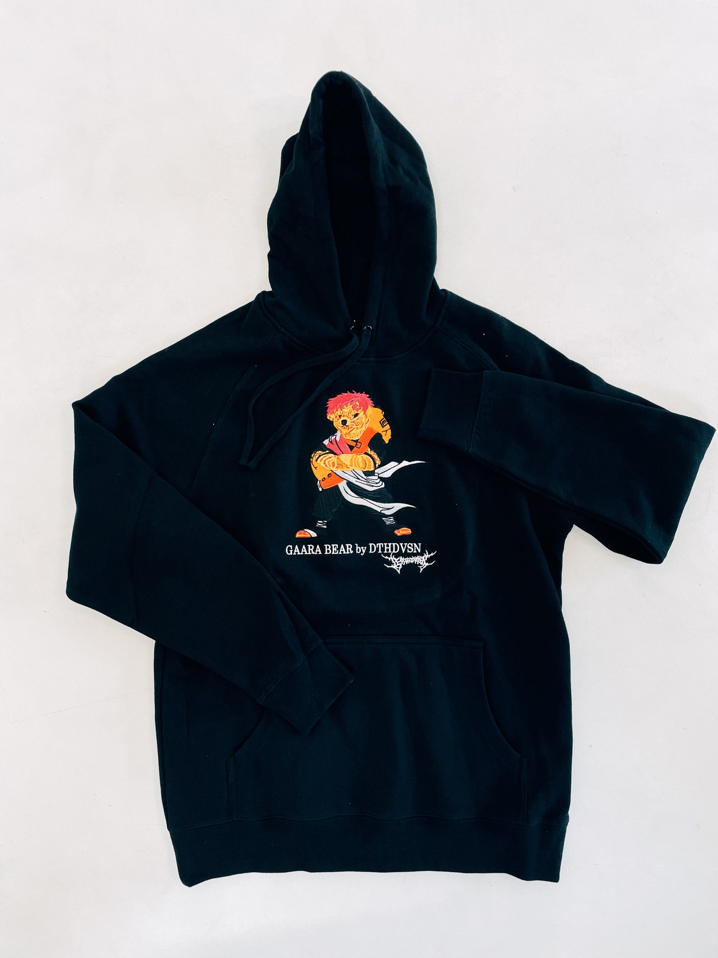 EMBROIDERED ANGRY SAND BEAR HOODIE