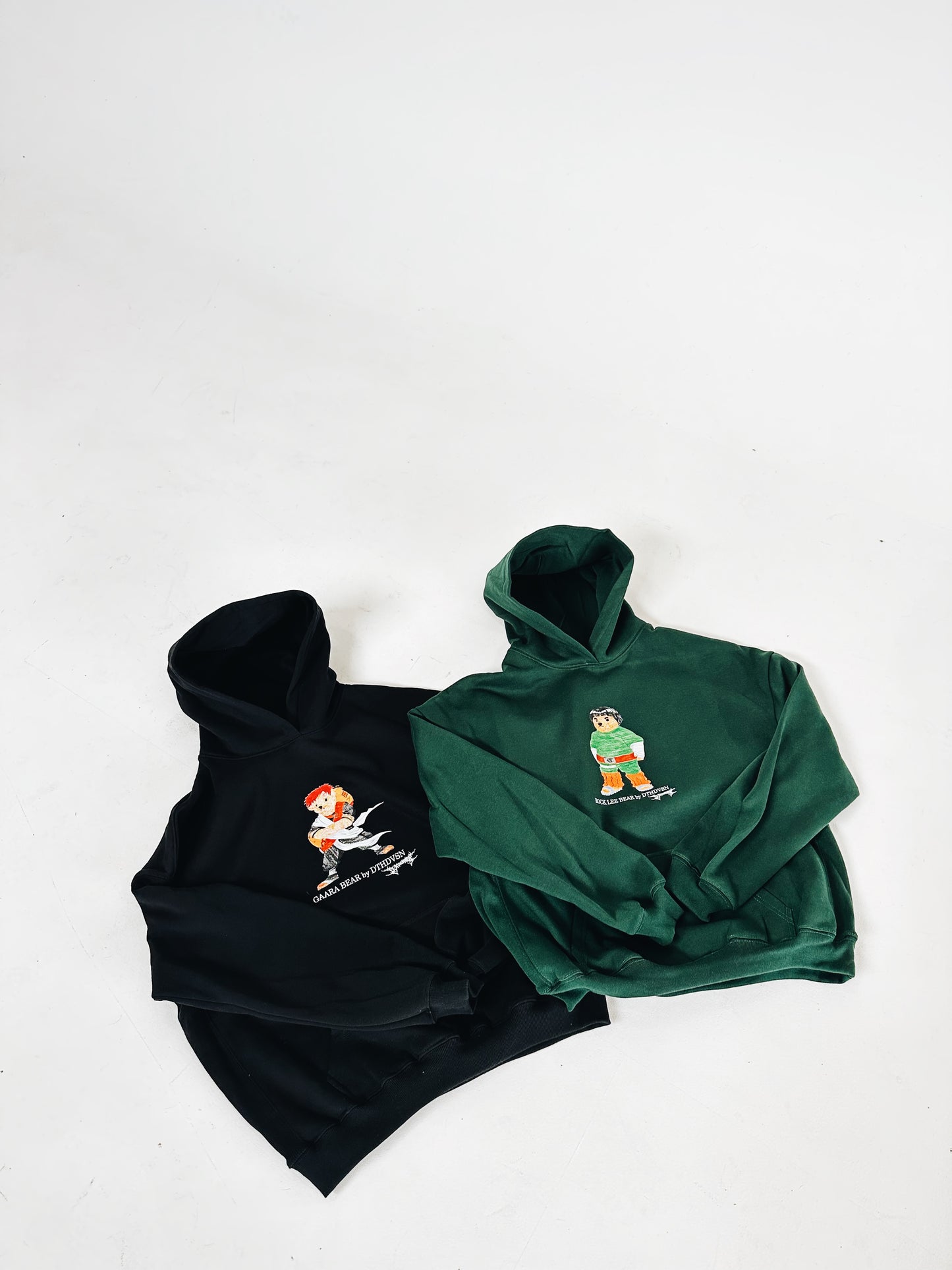 EMBROIDERED BEAST OF THE VILLAGE BEAR HOODIE