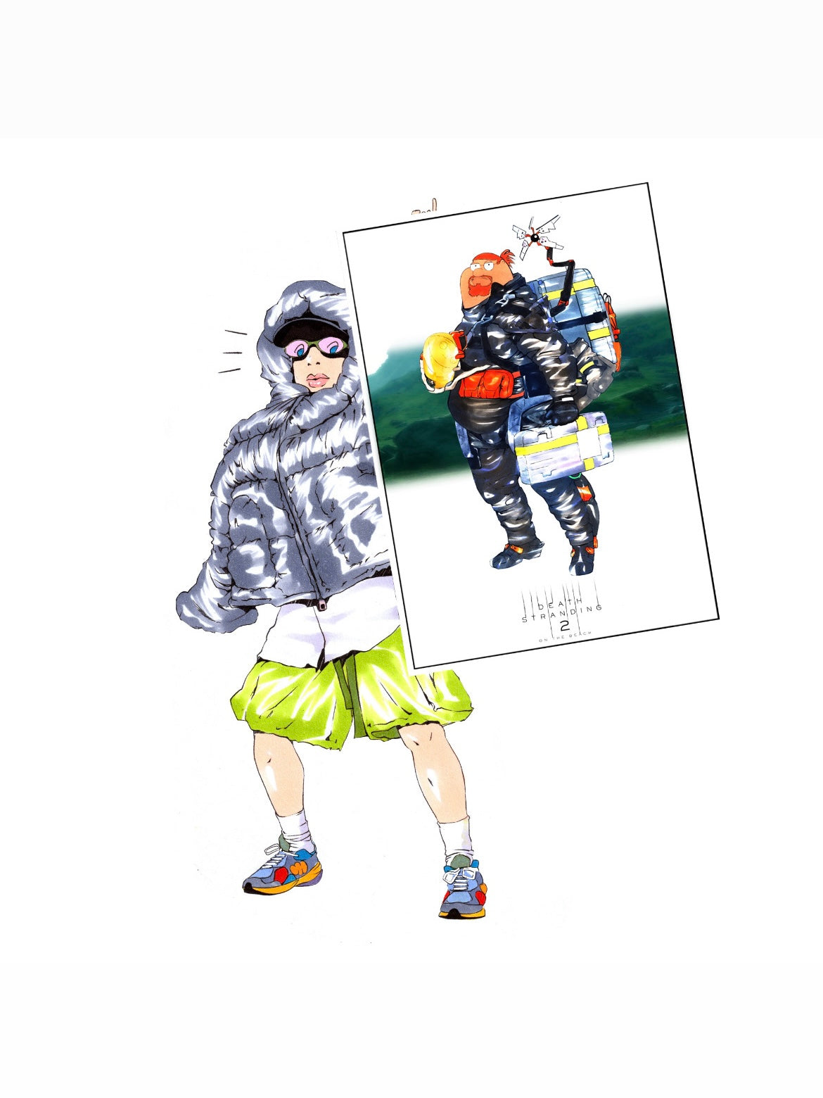 PETER STRANDING (A3 SIZE)