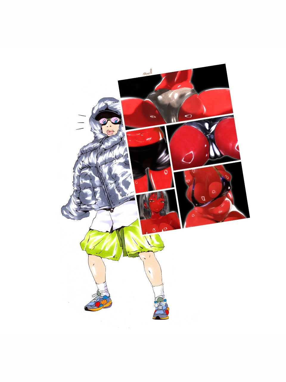 LA DIABLA ROJO  (A3 SIZE)