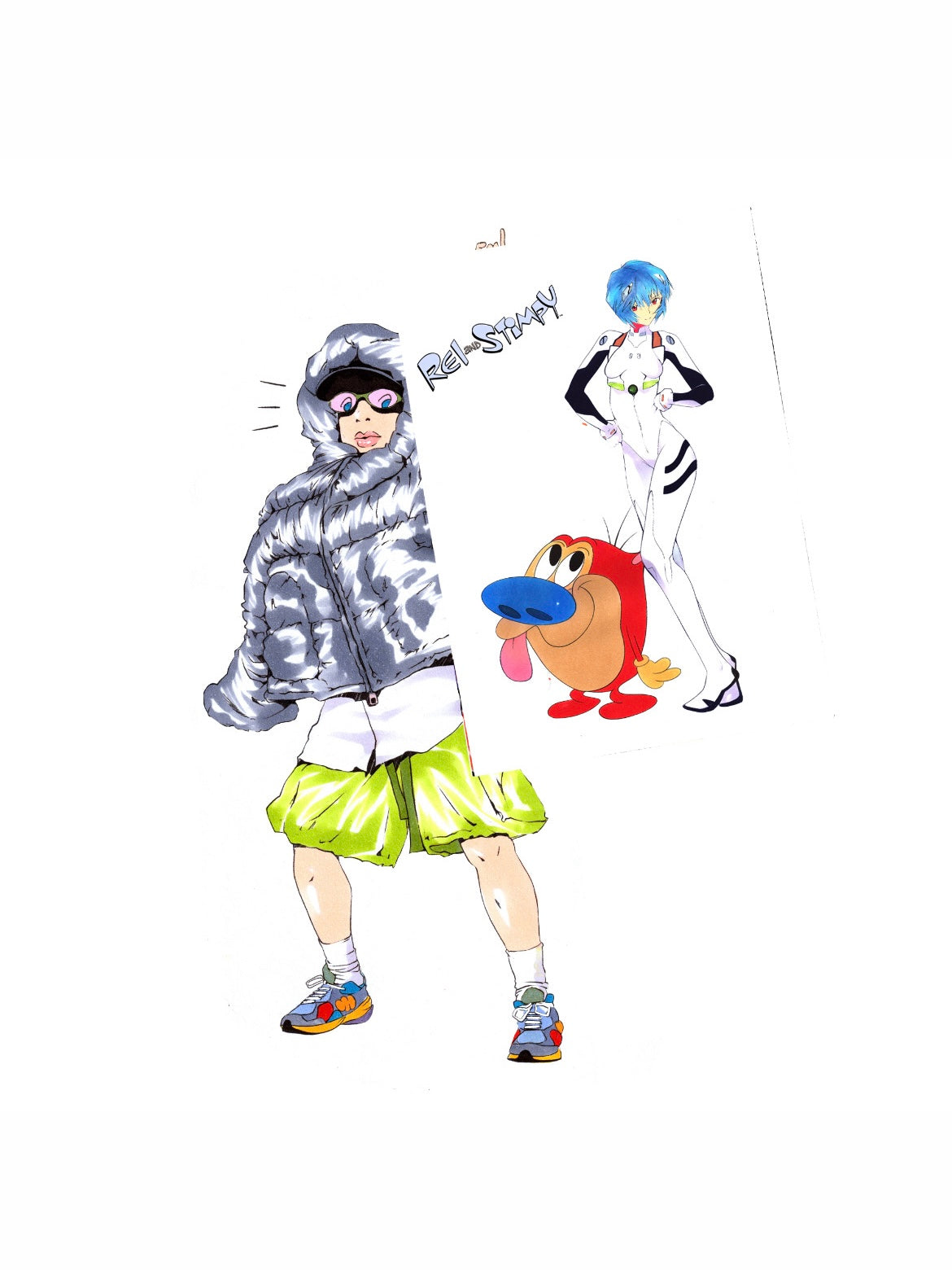 REI N STIMPY (A3 SIZE)