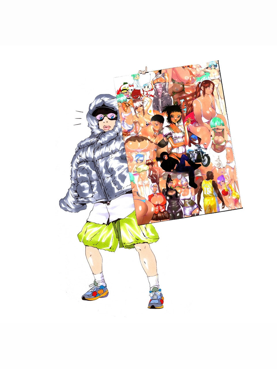 FLESH ALL OVER  (A3 SIZE)