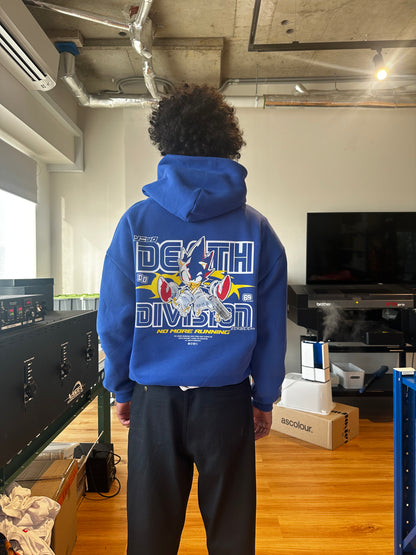 SPIKEY BLUE GUY HOODIE