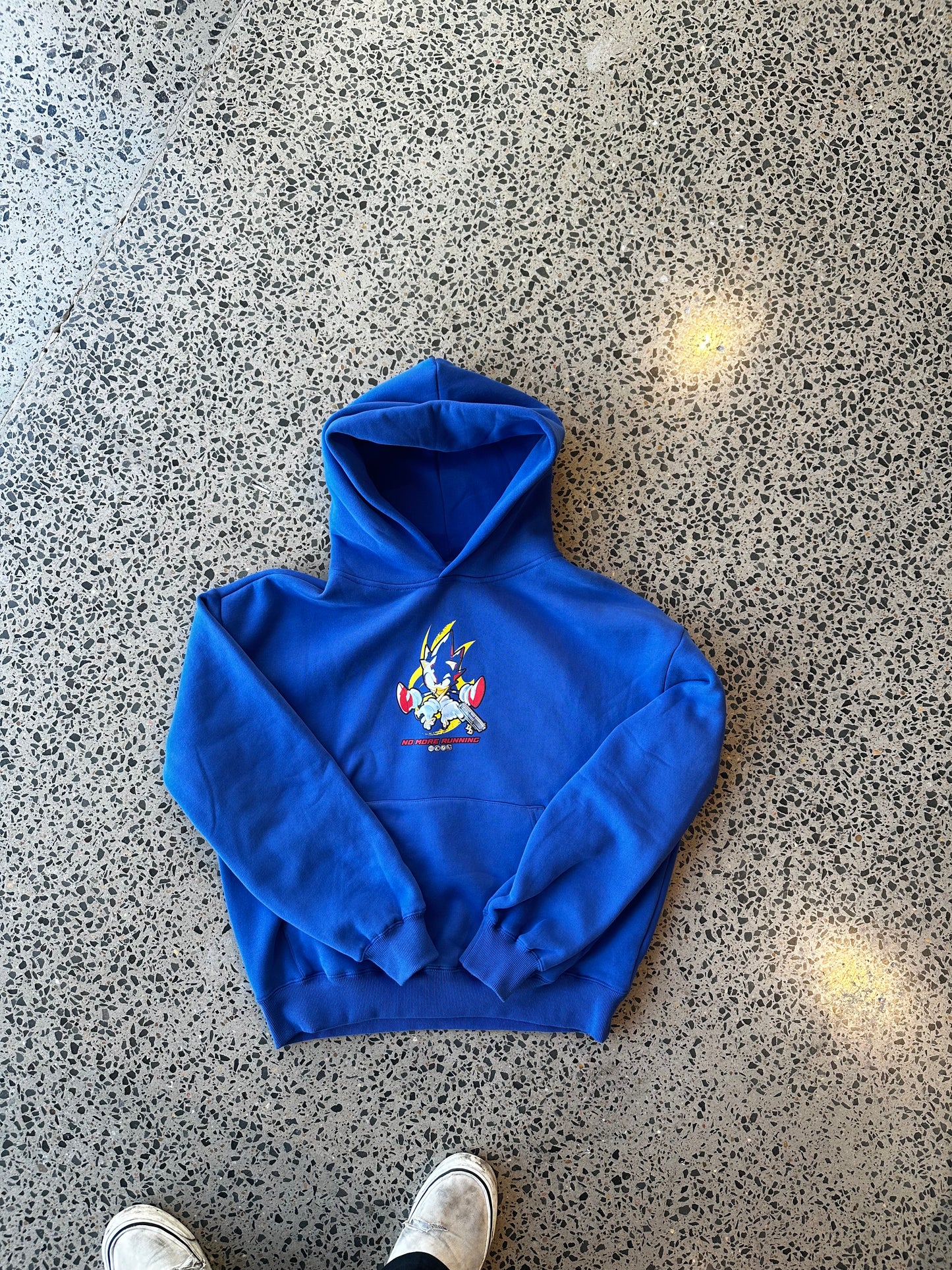 SPIKEY BLUE GUY HOODIE