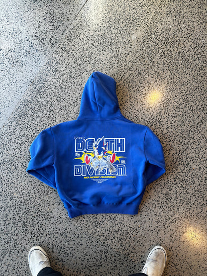 SPIKEY BLUE GUY HOODIE