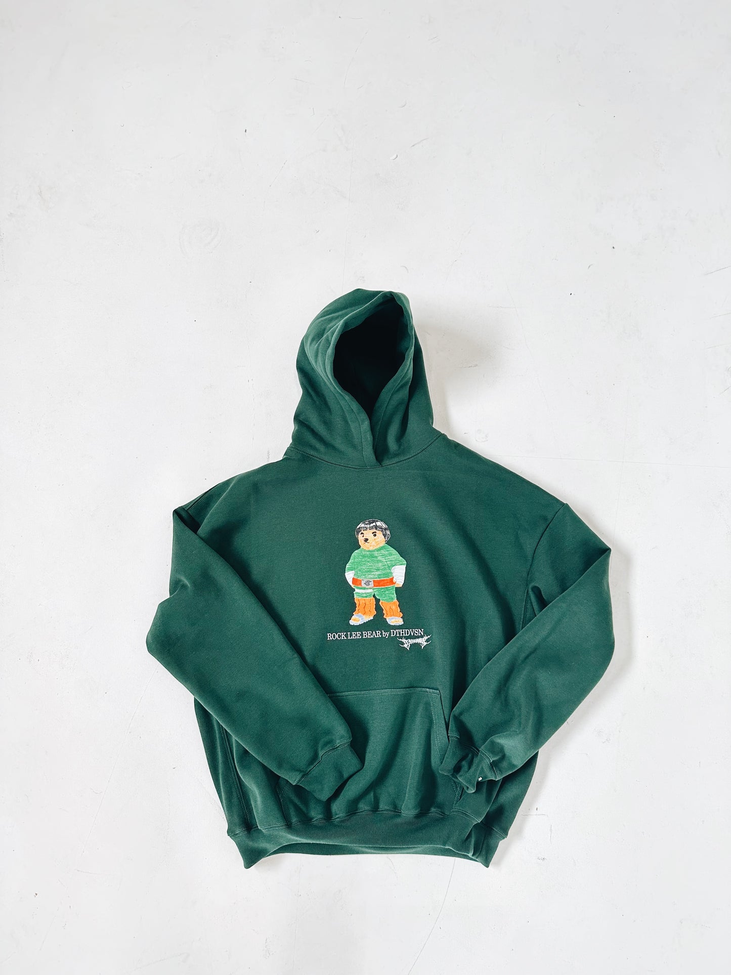EMBROIDERED BEAST OF THE VILLAGE BEAR HOODIE