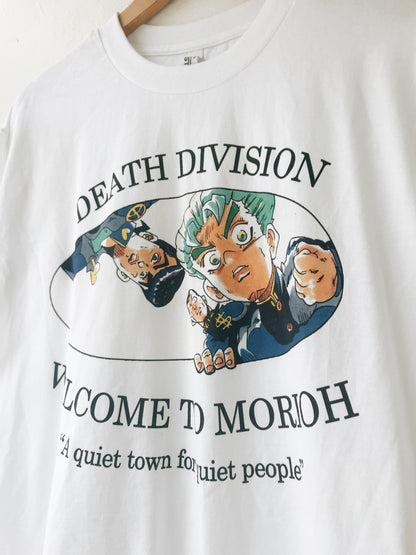WELCOME TO MORIOH (SINGLE SIDED) WHITE TEE